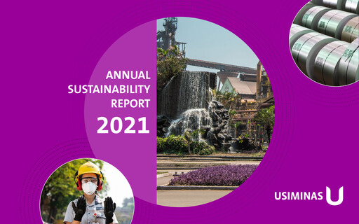 Thumbnail Usiminas Sustainability Report 2021