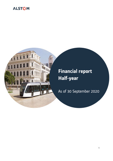 Thumbnail Alstom Financial Report 2020-h1