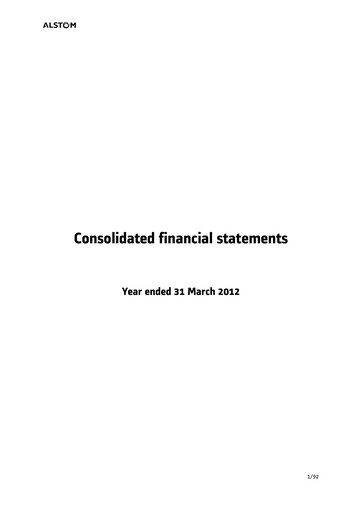 Thumbnail Alstom Financial Statement 2011-2012