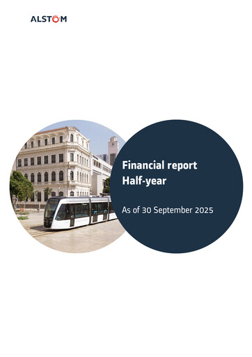 Thumbnail Alstom Half-year Report 2025-h1