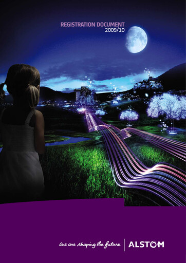 Thumbnail Alstom Universal Registration Document 2009-2010