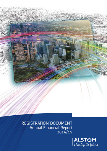 Thumbnail Alstom Universal Registration Document 2014-2015