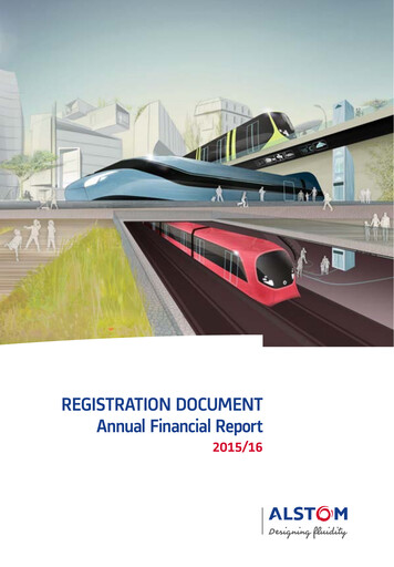Thumbnail Alstom Universal Registration Document 2015-2016