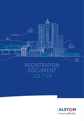 Thumbnail Alstom Universal Registration Document 2017-2018