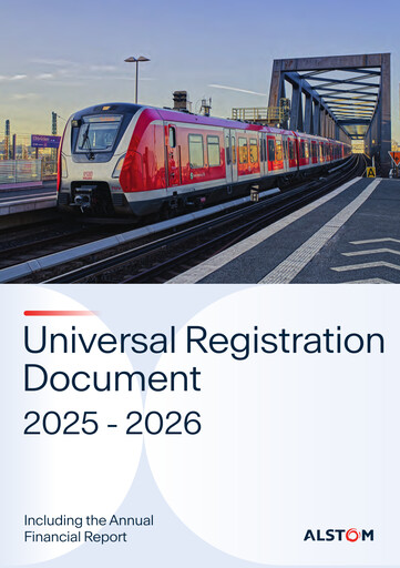 Thumbnail Alstom Universal Registration Document 2025-2026