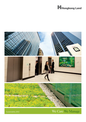 Vorschaubild Hongkong Land
 Nachhaltigkeitsbericht 2012