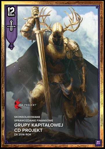 Thumbnail CD Projekt Financial Statement 2016