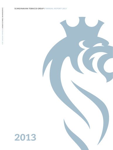 Thumbnail Scandinavian Tobacco Group Annual Report 2013