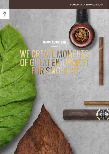 Thumbnail Scandinavian Tobacco Group Annual Report 2016