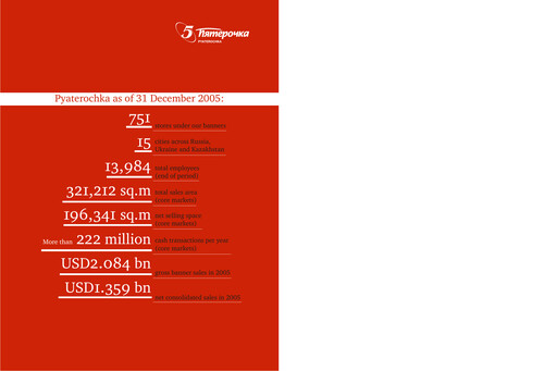 Thumbnail X5 Retail Group Annual Report 2005