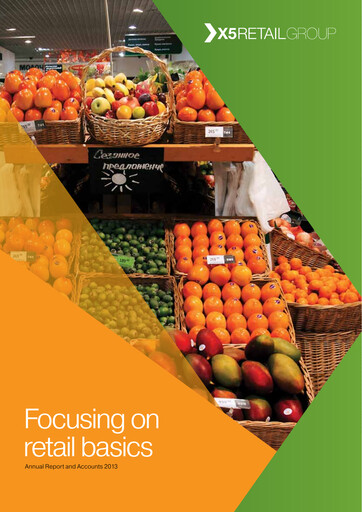 Thumbnail X5 Retail Group Annual Report 2013