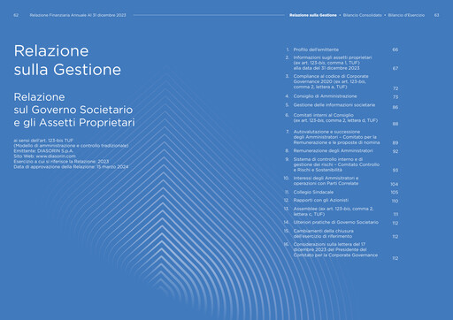 Thumbnail DiaSorin Financial Report 2023