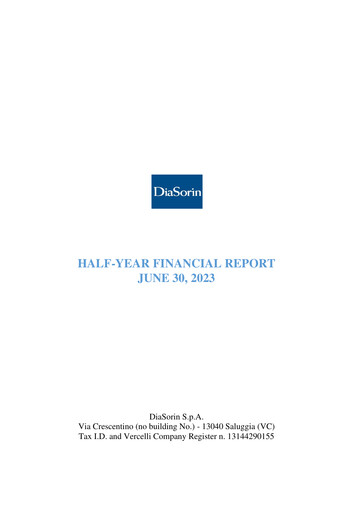 Thumbnail DiaSorin Half-year Report 2023-h1
