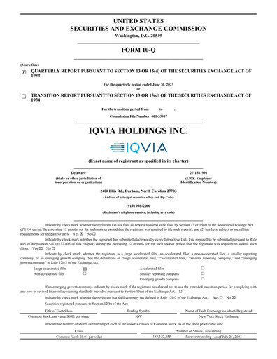 Thumbnail IQVIA Quarterly Report 2023-q2