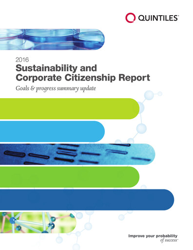 Thumbnail IQVIA Sustainability Report 2016