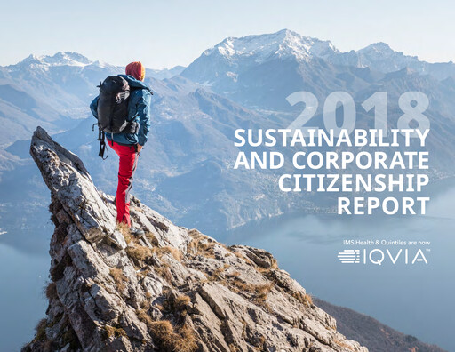 Thumbnail IQVIA Sustainability Report 2018