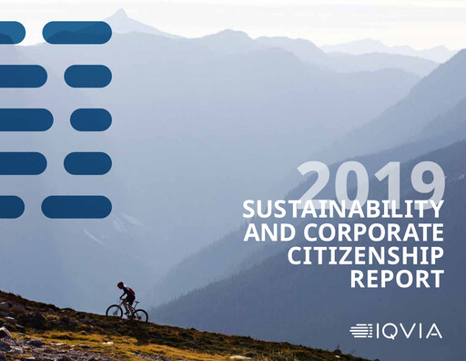 Thumbnail IQVIA Sustainability Report 2019