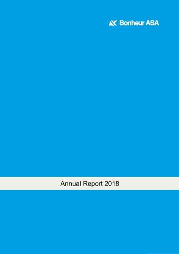 Miniature Bonheur ASA Rapport annuel 2018