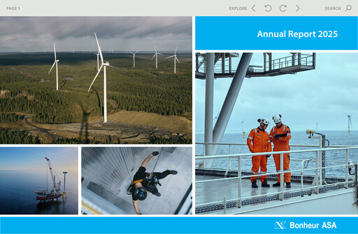 Thumbnail Bonheur ASA Annual Report 2025