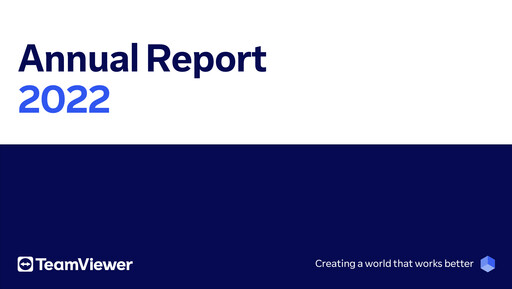 Thumbnail TeamViewer Annual Report 2022