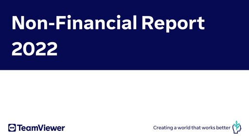 Thumbnail TeamViewer ESG Report 2022