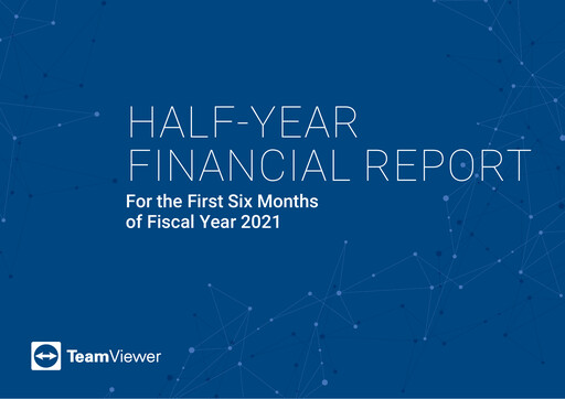 Thumbnail TeamViewer Half-year Report 2021-h1