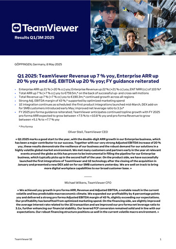 Miniature TeamViewer Rapport trimestriel 2025-q1