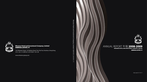 Thumbnail Miramar Hotel and Investment Annual Report 2008-2009