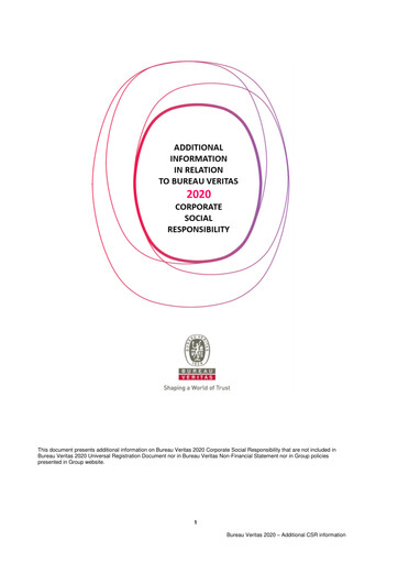 Thumbnail Bureau Veritas ESG Report 2020