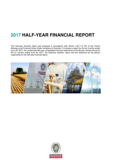 Thumbnail Bureau Veritas Half-year Report 2017-h1