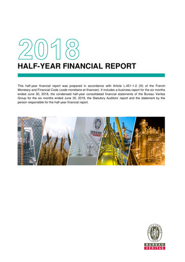 Thumbnail Bureau Veritas Half-year Report 2018-h1