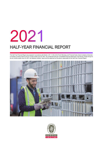Thumbnail Bureau Veritas Half-year Report 2021-h1
