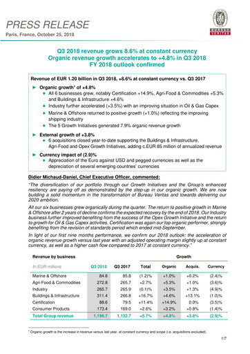 Thumbnail Bureau Veritas Quarterly Report 2018-q3
