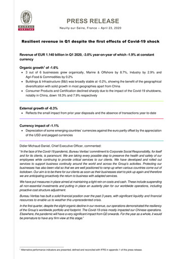 Thumbnail Bureau Veritas Quarterly Report 2020-q1