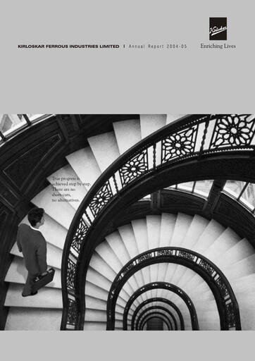 Thumbnail Kirloskar Ferrous Industries Annual Report 2004-2005