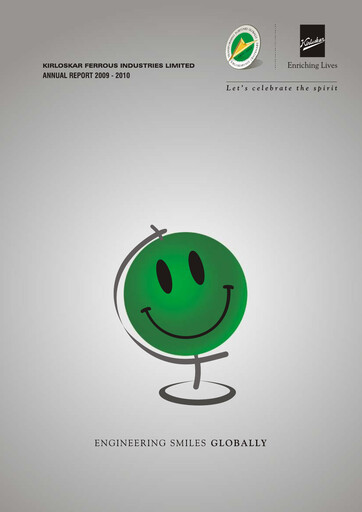 Thumbnail Kirloskar Ferrous Industries Annual Report 2010