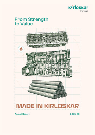 Thumbnail Kirloskar Ferrous Industries Annual Report 2025-2026