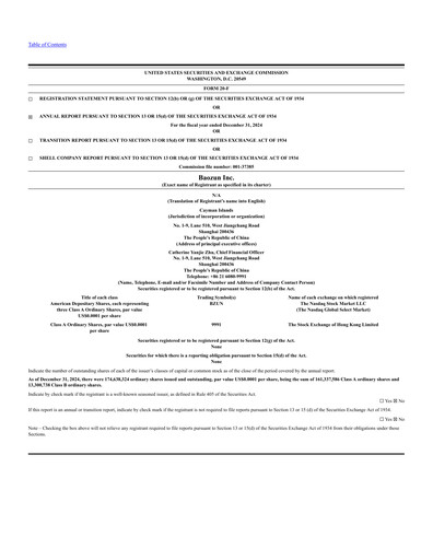 Thumbnail Baozun Annual Report 2024