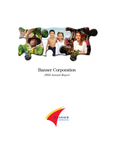 Thumbnail Banner Bank
 Annual Report 2008