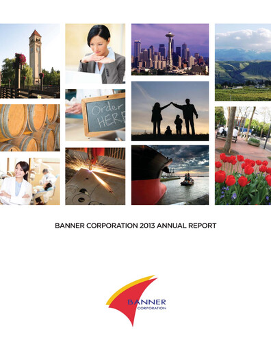 Thumbnail Banner Bank
 Annual Report 2013