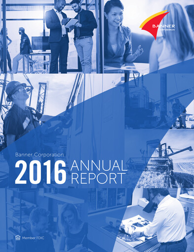 Thumbnail Banner Bank
 Annual Report 2016