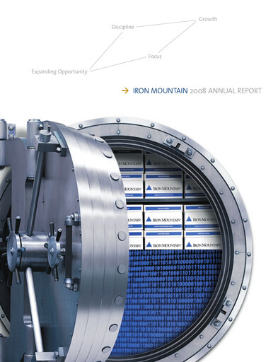 Thumbnail Iron Mountain Annual Report 2008