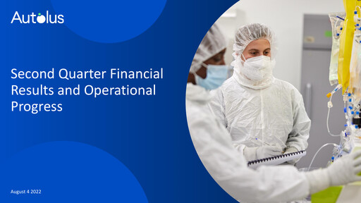 Thumbnail Autolus Therapeutics Quarterly Report 2022-q2