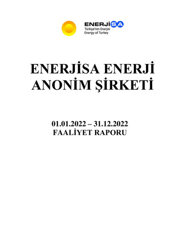 Thumbnail Enerjisa Enerji
 Annual Report 2022