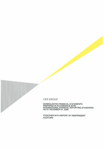 Thumbnail ČEZ Group
 Financial Statement 2008