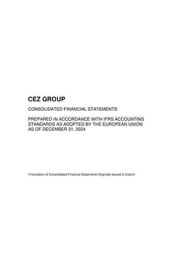 Thumbnail ČEZ Group
 Financial Statement 2024