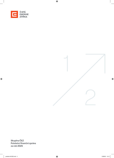 Thumbnail ČEZ Group
 Half-year Report 2025-h1