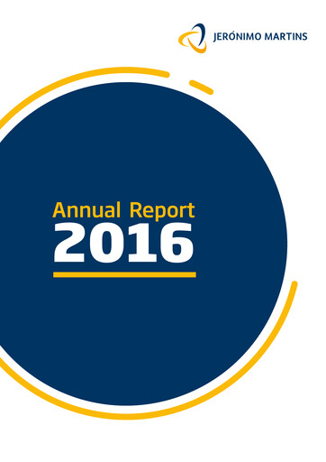 Thumbnail Jerónimo Martins
 Annual Report 2016