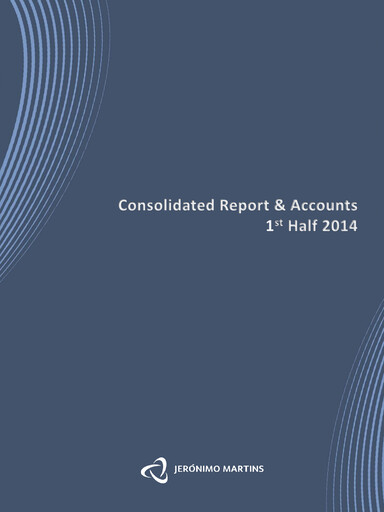 Miniature Jerónimo Martins
 Rapport semestriel 2014-h1