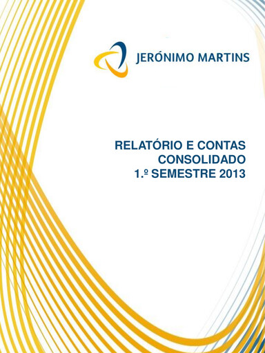 Thumbnail Jerónimo Martins
 Half-year Report 2013-h1